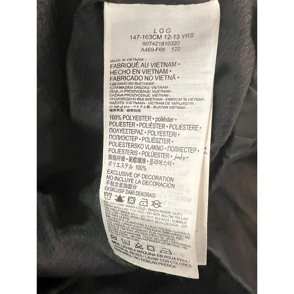 Air Jordan Weatherproof Full‎ Zip Hooded Fleece Lined Jacket Youth 12-13 Yrs